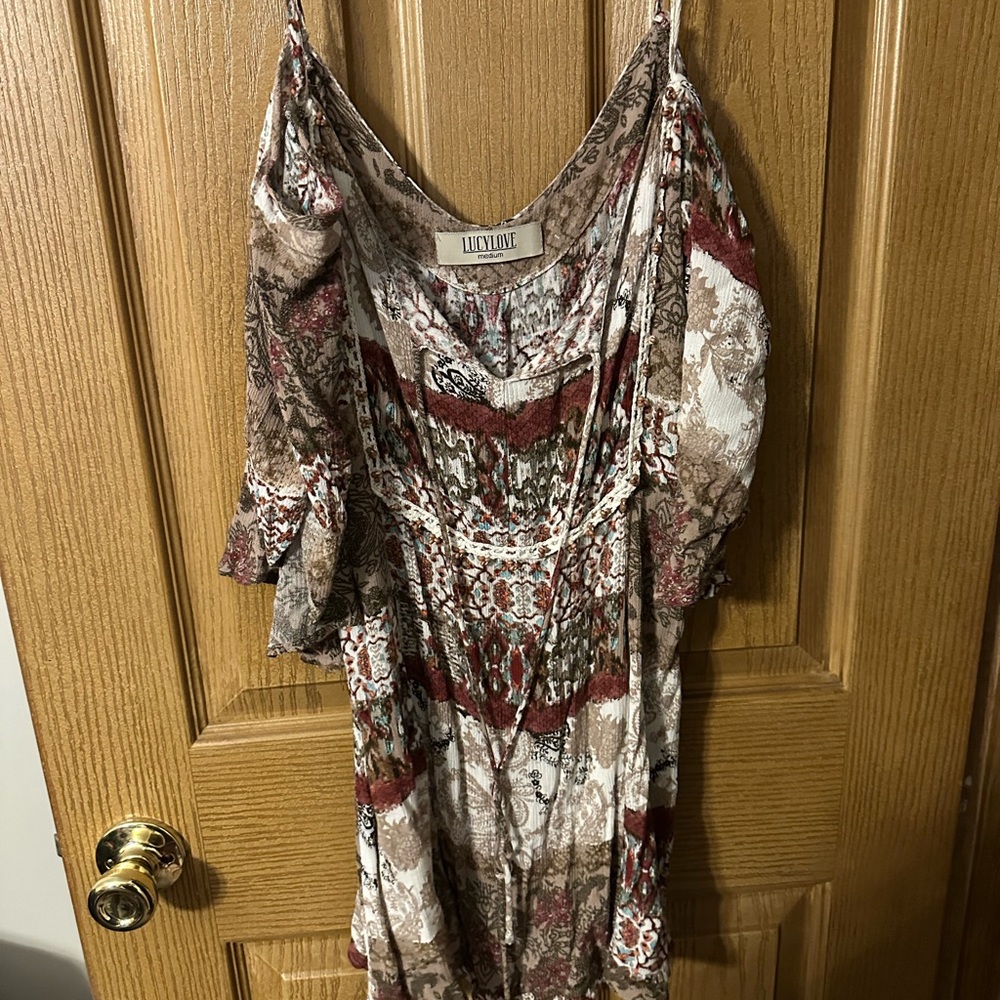 Lucy Love Multicolor Patterned Dress